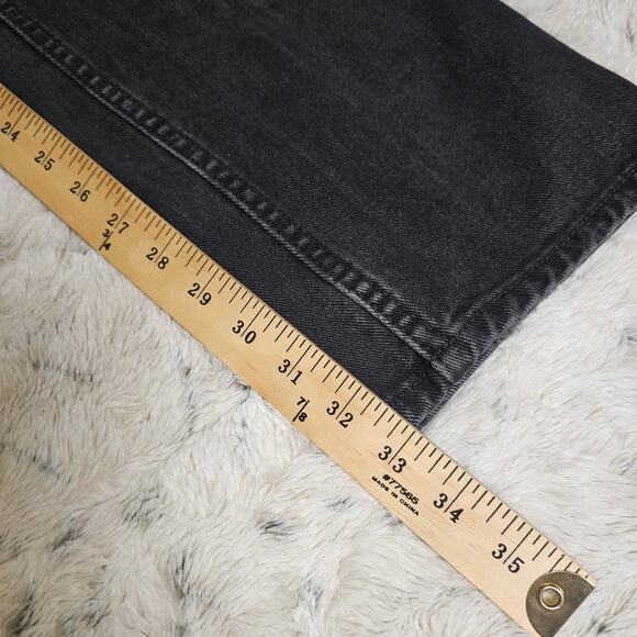 Levis Vintage Silvertab Black Denim Jeans Size 32x33 - Picture 10 of 14
